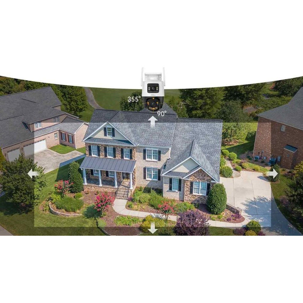 Imou Cruiser Dual 2 Pro Surveillance Camera, Wi-Fi, 2.5K + 2.5K, IP65, Outdoor IPC-S7XFP-8U0WED