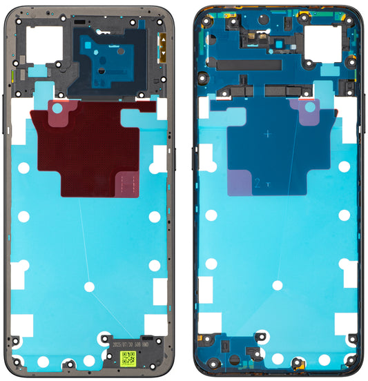 Honor 400 Smart 5G Middle Housing, Black (Velvet Black), Service Pack 9707ACCR