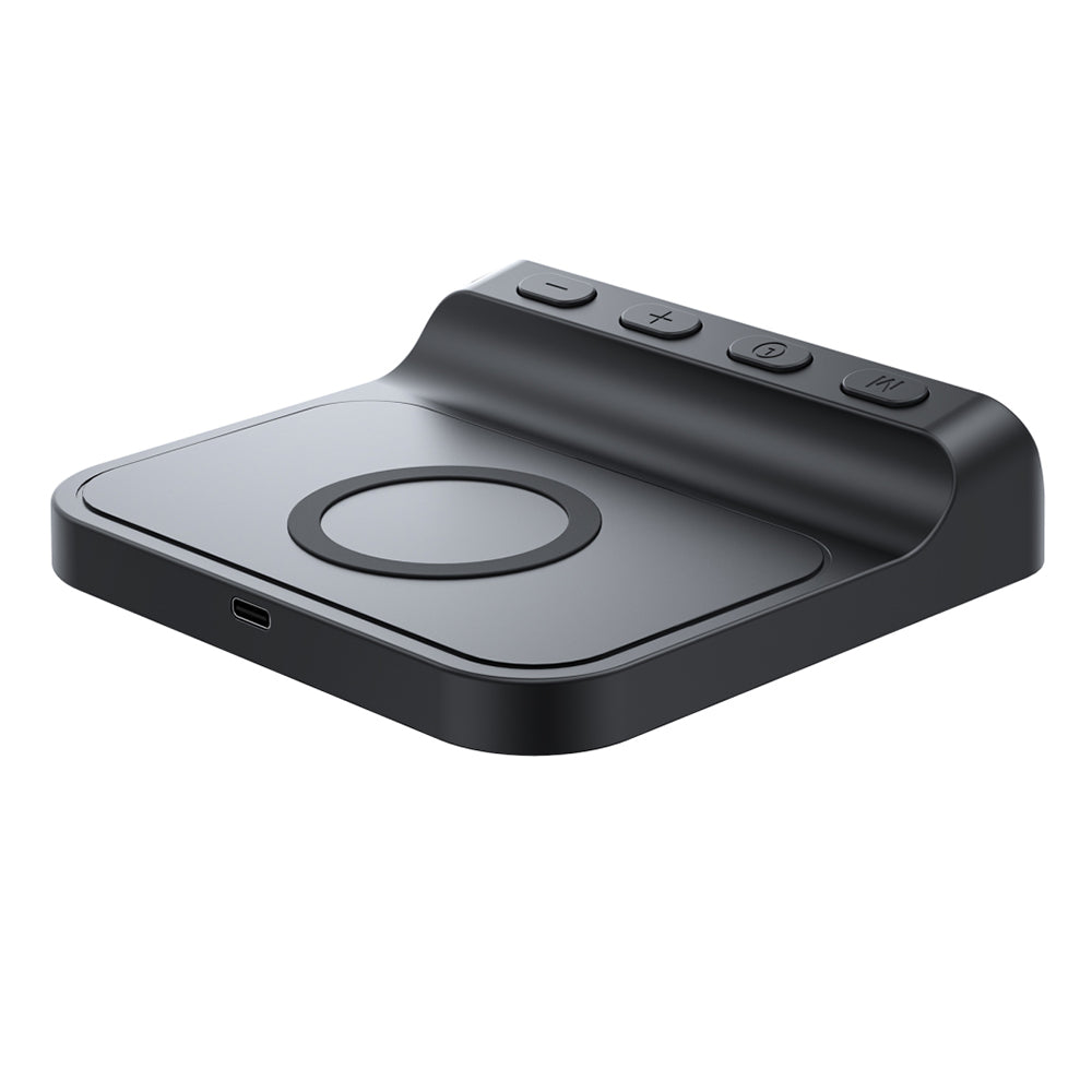 HAVIT W3031 Digital Clock with QI Wireless Charging, Black