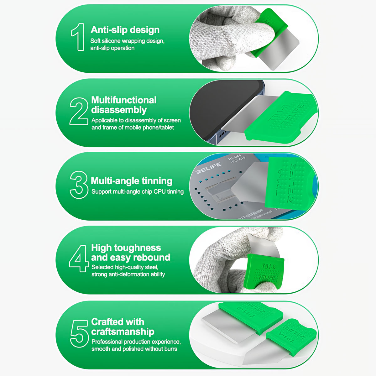 Relife TD1 Metal Clip, 2in1