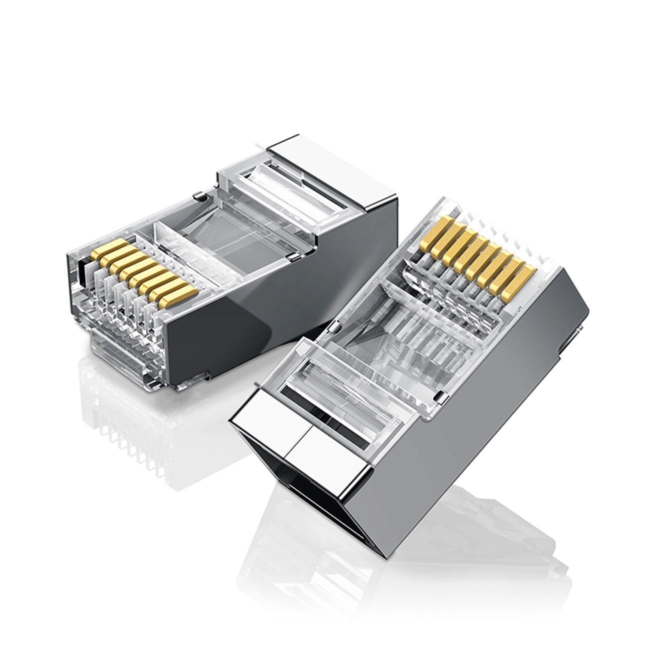 Network Connector UGREEN NW111, RJ45, Cat6, Set 50 pieces