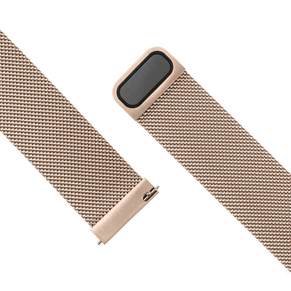 Fixed Mesh Strap for Huawei Watch / Xiaomi Watch Series, 22mm, Rose Gold
