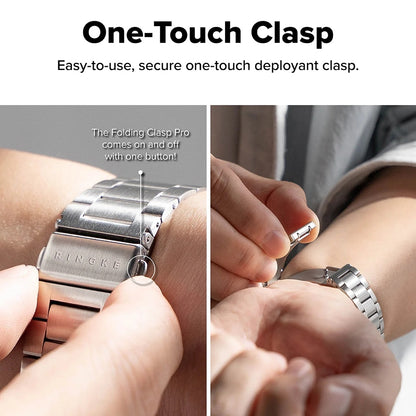 Ringke Metal One Air Strap for Apple Watch 49mm / 46mm / 45mm / 44mm Series, Silver