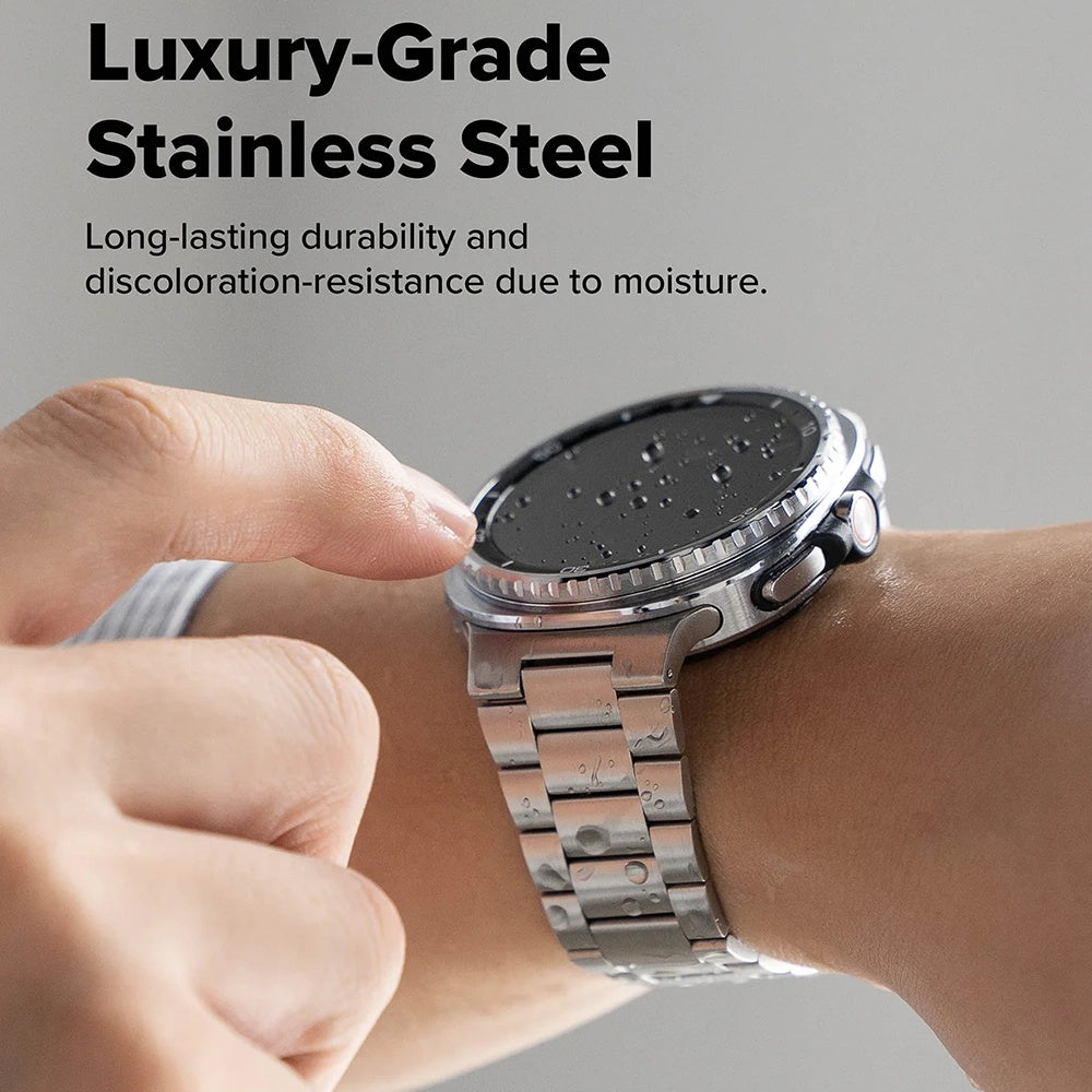 Ringke Metal One Air Strap for Samsung Galaxy Watch8 / Watch8 Classic Series, Silver