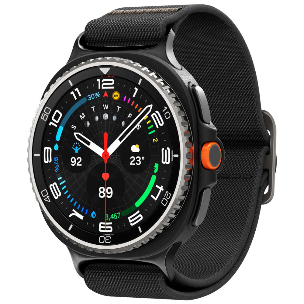 Spigen Lite Fit Strap for Samsung Galaxy Watch8 / Watch8 Classic Series, Black AMP10117