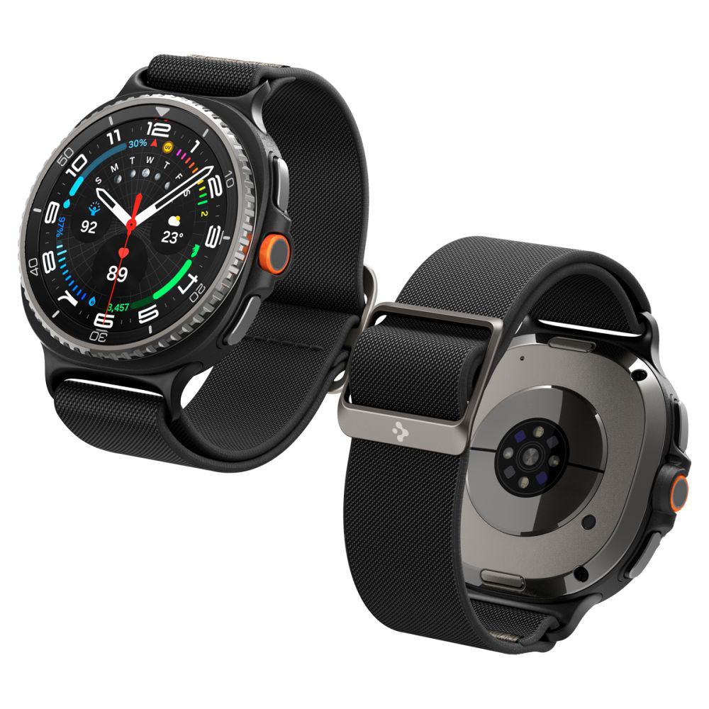 Spigen Lite Fit Strap for Samsung Galaxy Watch8 / Watch8 Classic Series, Black AMP10117