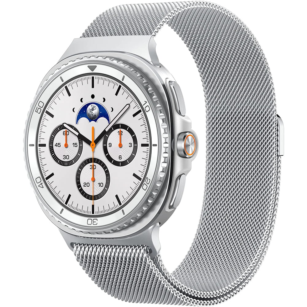 Spigen Metal Fit Strap for Samsung Galaxy Watch9 / Watch8 / Watch8 Classic Series, Silver AMP10121