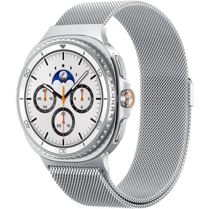 Spigen Metal Fit Strap for Samsung Galaxy Watch9 / Watch8 / Watch8 Classic Series, Silver AMP10121