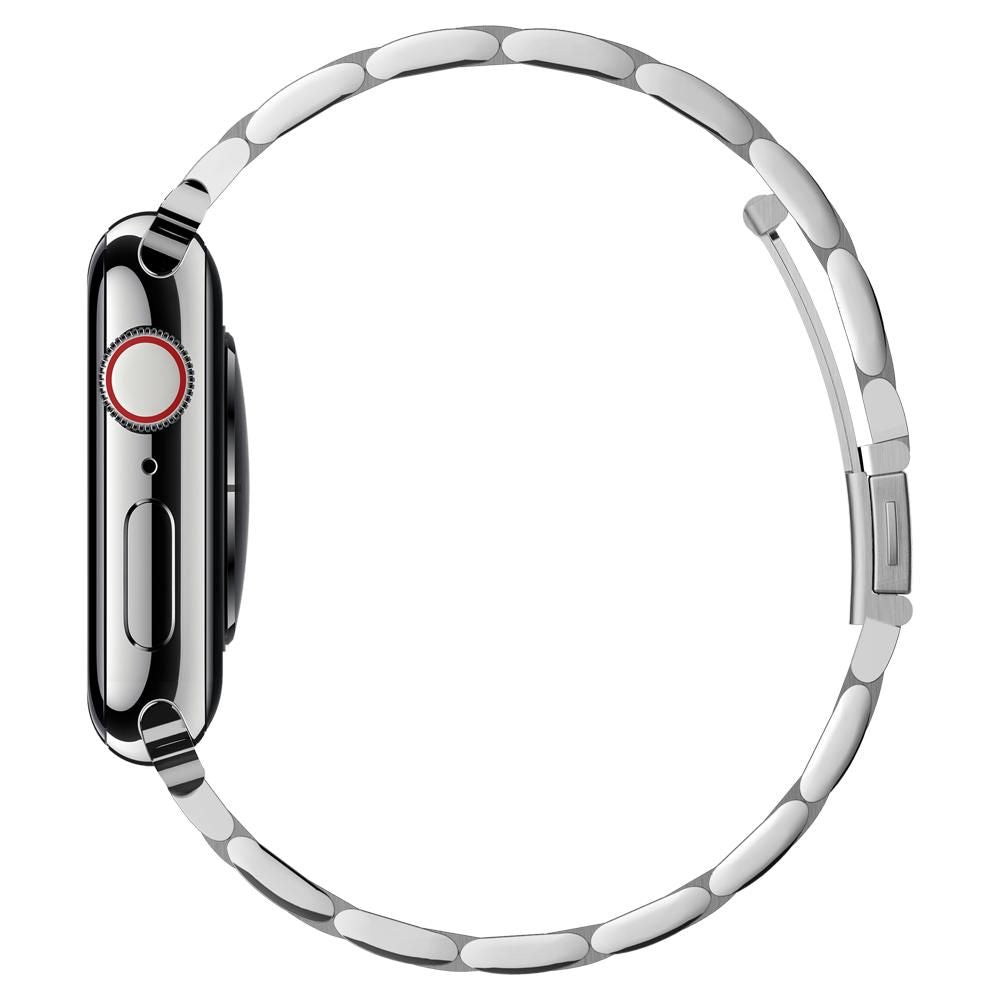 Spigen Modern Fit Strap for Apple Watch 42mm / 41mm / 40mm / 38mm Series, Silver