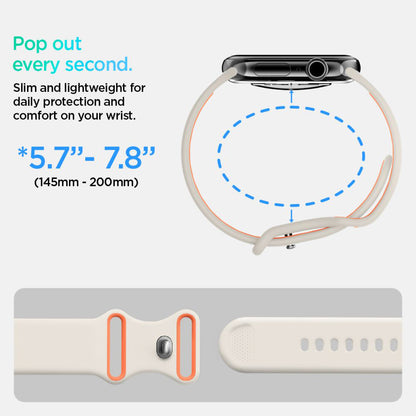 Spigen Nano Pop Band for Apple Watch 42mm / 41mm / 40mm / 38mm Series, Beige AMP09326