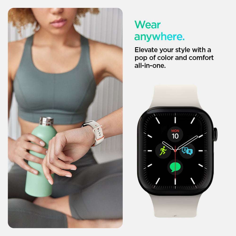 Spigen Nano Pop Band for Apple Watch 42mm / 41mm / 40mm / 38mm Series, Beige AMP09326