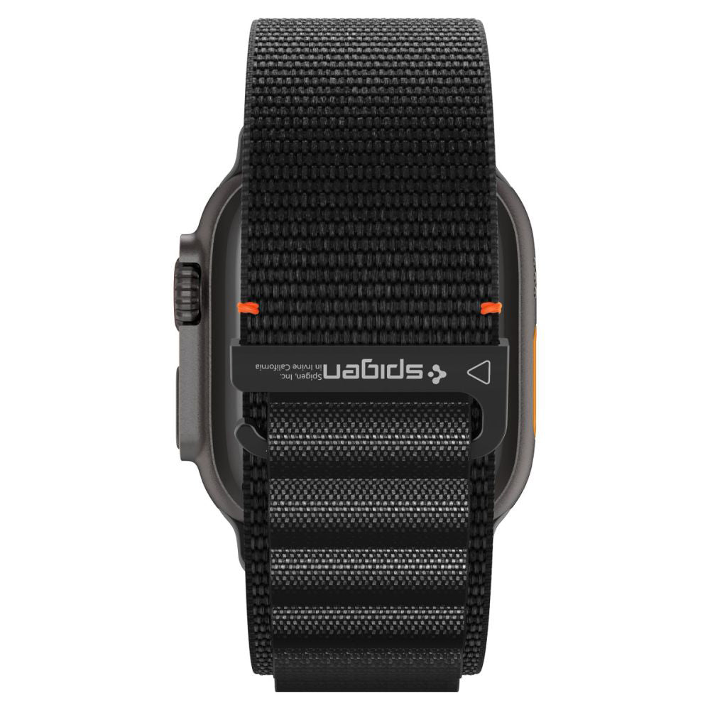 Spigen WBF1 Strap for Apple Watch 49mm / 46mm / 45mm / 44mm Series, Black