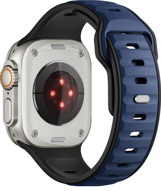 Tech-Protect Iconband Line Strap for Apple Watch 49mm / 46mm / 45mm / 44mm Series, Navy Blue