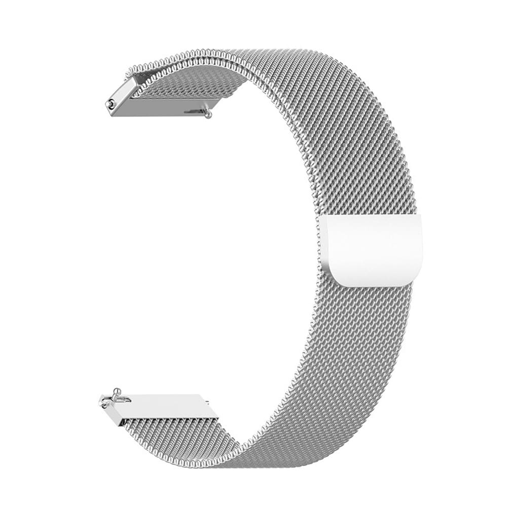 Techsuit W009 Strap for Samsung Galaxy Watch / Huawei Watch Series, 22mm, Silver