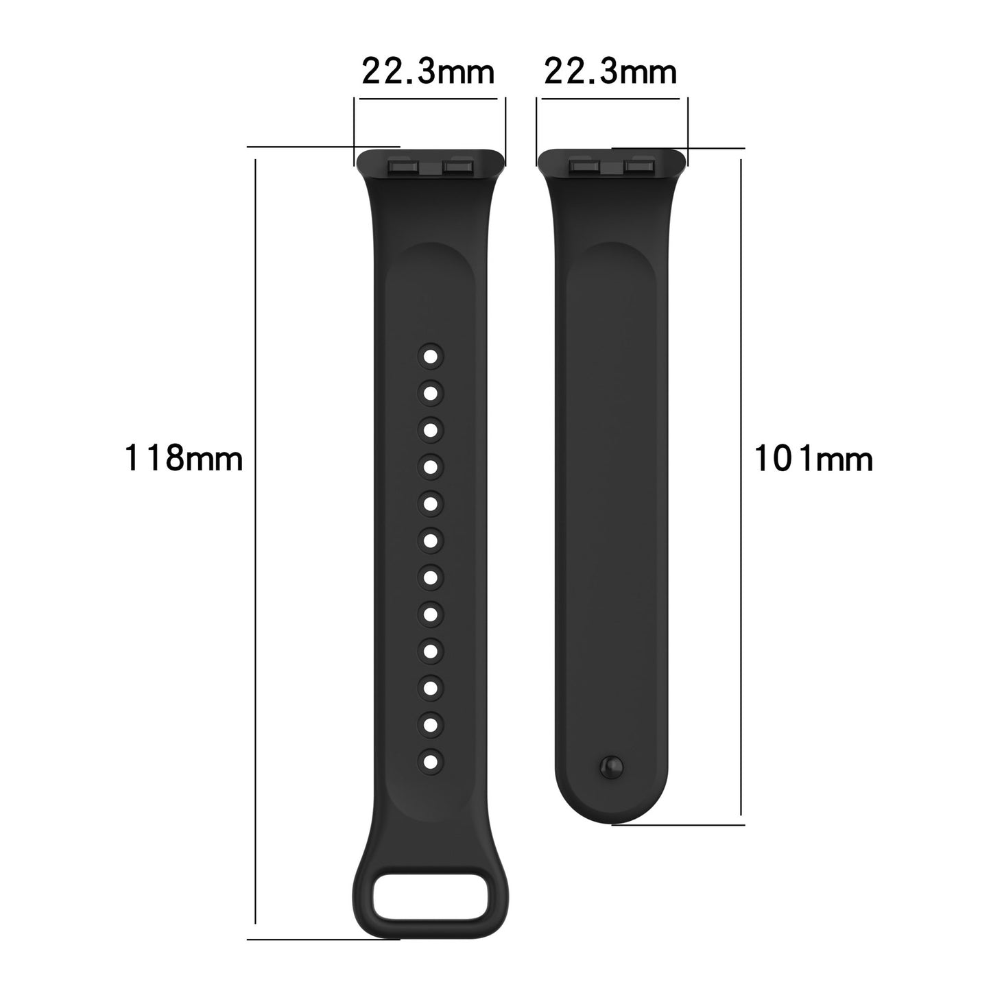 Techsuit W014 Strap for Honor Band 9, Red