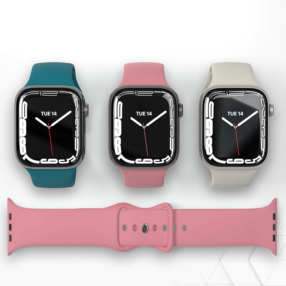 Techsuit W031 Strap for Apple Watch 42mm / 41mm / 40mm / 38mm Series, Pink