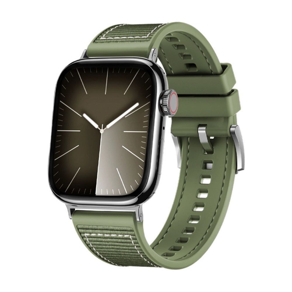 Techsuit W051 Strap for Apple Watch 49mm / 46mm / 45mm / 44mm / 42mm Series, Green