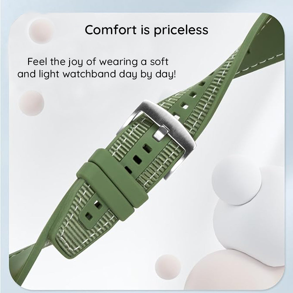 Techsuit W051 Strap for Apple Watch 49mm / 46mm / 45mm / 44mm / 42mm Series, Green