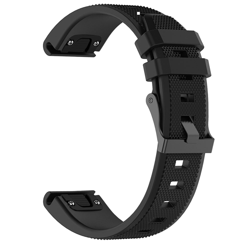 Techsuit W058 Strap for Garmin Instinct / Approach / Fenix Watch Series, 20mm, Black