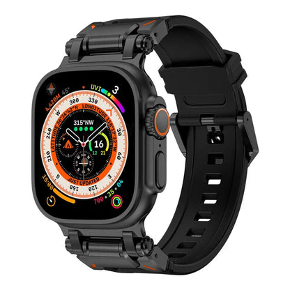 Techsuit W064 Band for Apple Watch 49mm / 46mm / 45mm / 44mm / 42mm Series, Black
