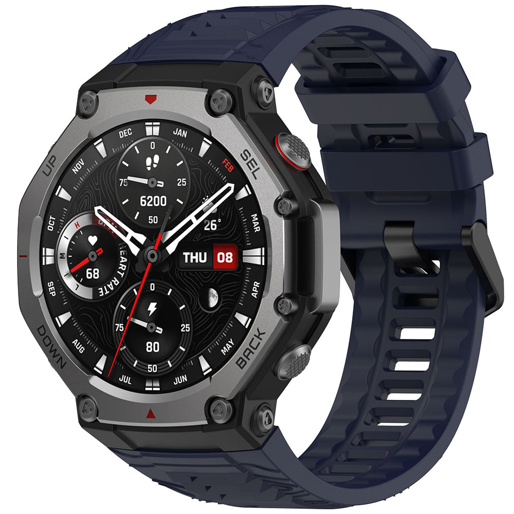 Techsuit W067 Strap for Amazfit T-Rex 3, Navy Blue