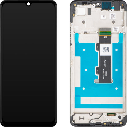 Motorola Moto G06 Display with Touchscreen, with Frame, Black, Service Pack 5D68C31263