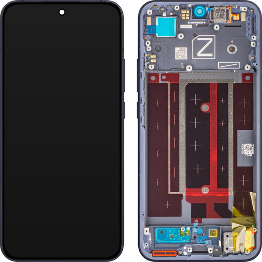 Oppo Reno13 Display with Touchscreen, with Frame, Blue (Luminous Blue), Service Pack 621029000428