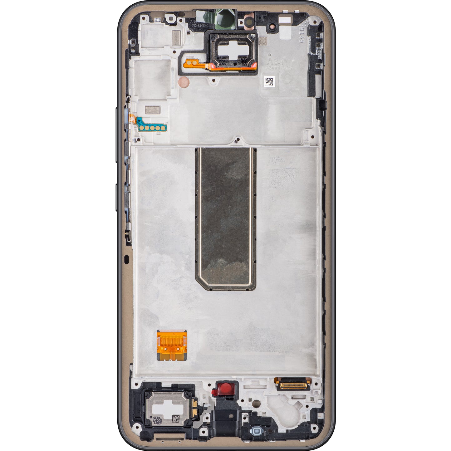Touchscreen Display Samsung Galaxy A34 A346, with Frame, Black (Graphite), Service Pack GH82-31200A