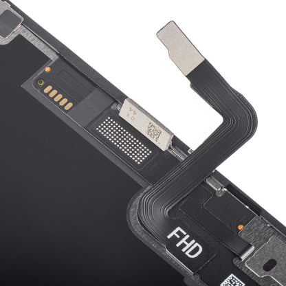 ZY Touchscreen Display for Apple iPhone 12 / 12 Pro, with Frame, In-Cell IC Movable LCD Version, Black