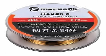 Mechanical Molybdenum Wire iTough X, 0.03mm, 200m