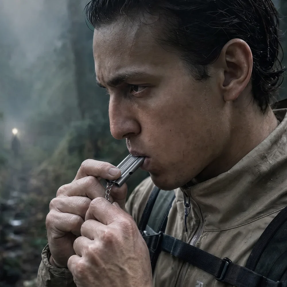 Survival / Emergency Whistle Qunature, Gray