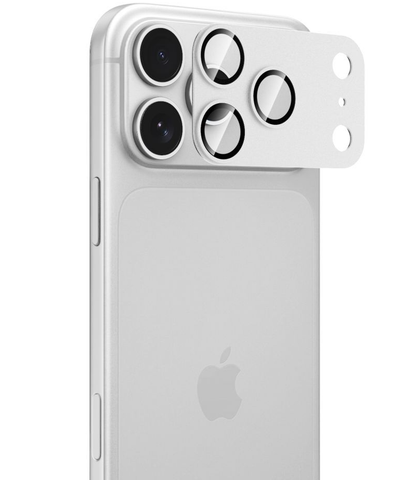 Tech-Protect CamFull Fit+ Rear Camera Protective Film for Apple iPhone 18 Pro, Tempered Glass, Silver