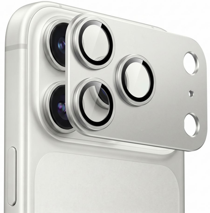 Tech-Protect CamFull Fit+ Rear Camera Protective Film for Apple iPhone 18 Pro, Tempered Glass, Silver