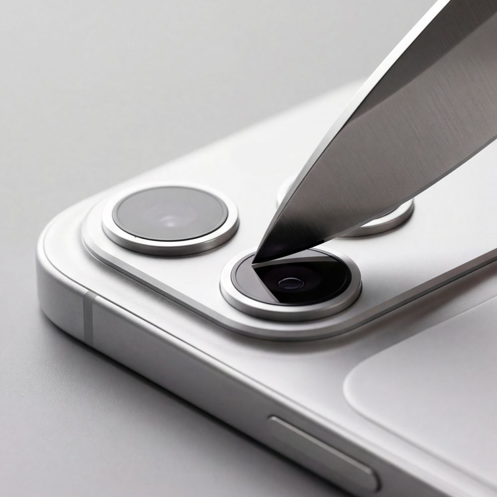 Tech-Protect CamFull Fit+ Rear Camera Protective Film for Apple iPhone 18 Pro, Tempered Glass, Silver