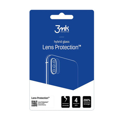 Back Camera Protection Film 3MK Protection for Motorola Razr Fold, Tempered Glass, Set of 4 pieces, Transparent