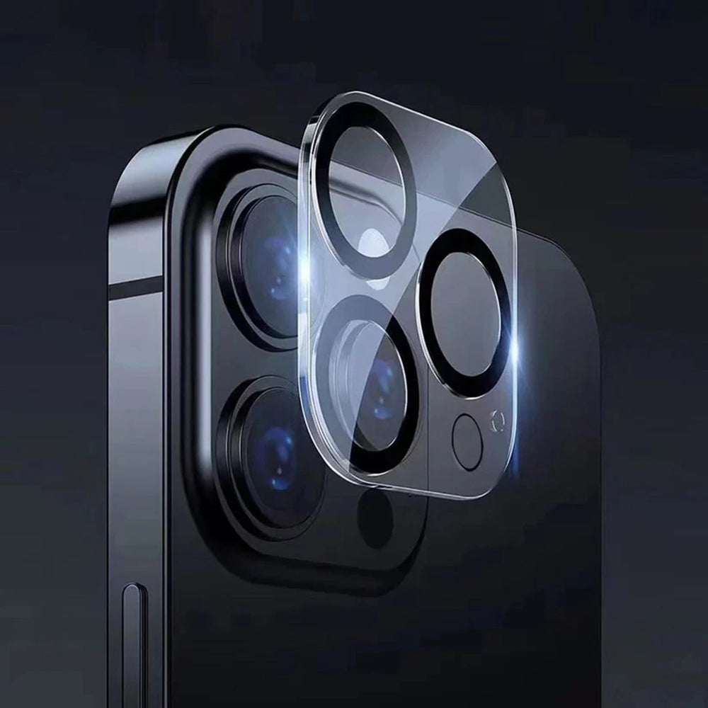 Anank Guard Rear Camera Protective Film for Apple iPhone 16 Plus / 16, Tempered Glass, Black