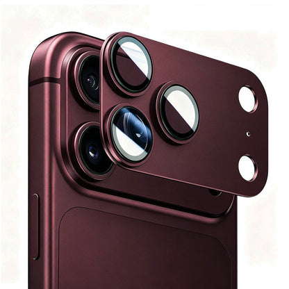 Lito Crown Halo AR + AF Rear Camera Protective Film for Apple iPhone 18 Pro Max, Tempered Glass, Burgundy