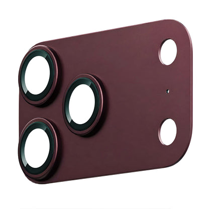 Lito Crown Halo AR + AF Rear Camera Protective Film for Apple iPhone 18 Pro Max, Tempered Glass, Burgundy