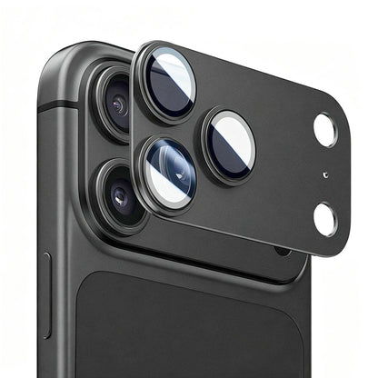 Lito Crown Halo AR + AF Rear Camera Protective Film for Apple iPhone 18 Pro, Tempered Glass, Black