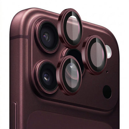 Lito S+ Rear Camera Protective Film for Apple iPhone 18 Pro / 18 Pro Max, Tempered Glass, Burgundy