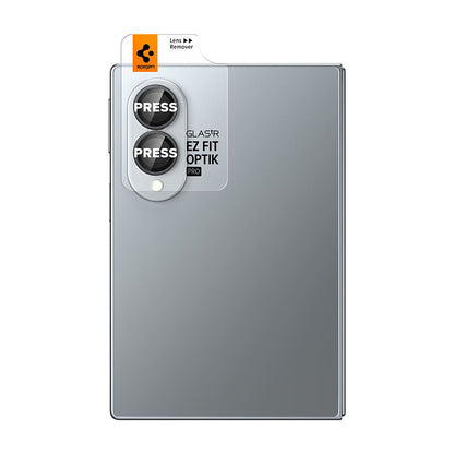 Spigen GlastR EZ FIT Optik Pro HD Rear Camera Protective Film for Samsung Galaxy Z Fold8 F971, Tempered Glass, Set of 2 pieces, Black AGL11944