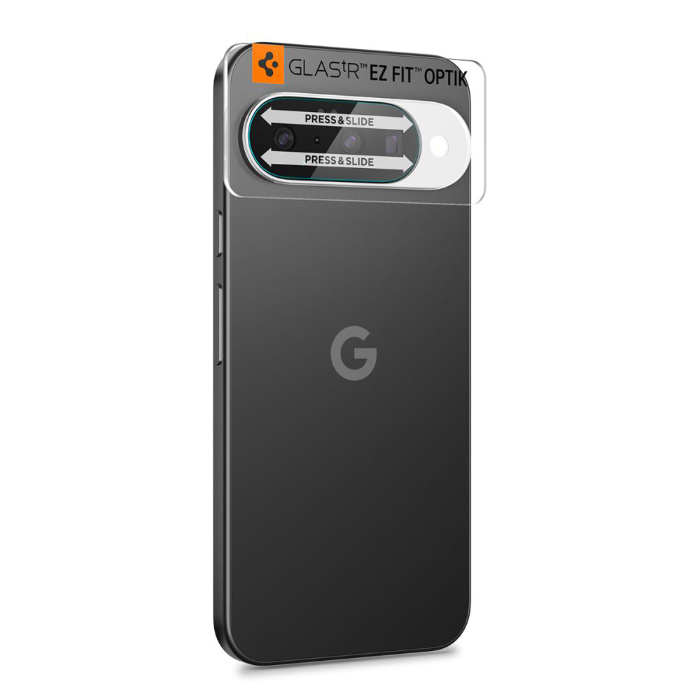Spigen GlastR Optik Rear Camera Protective Film for Google Pixel 10, Tempered Glass, Set of 2 Pieces, Transparent AGL09661