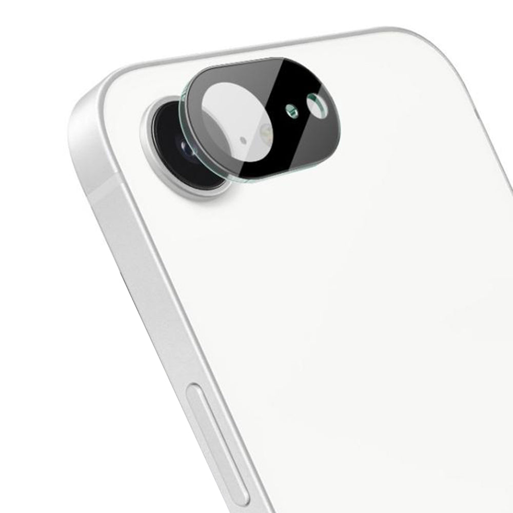 Techsuit Rear Camera Protective Film for Apple iPhone 17e / 16e, Tempered Glass, Black