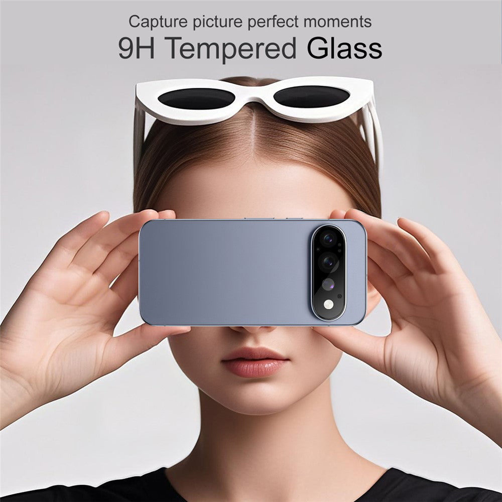 Techsuit Rear Camera Protective Film for Google Pixel 11 Pro, Tempered Glass, Black