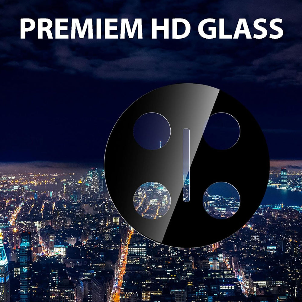 Techsuit Rear Camera Protective Film for Honor X9c / Magic7 Lite, Tempered Glass, Black