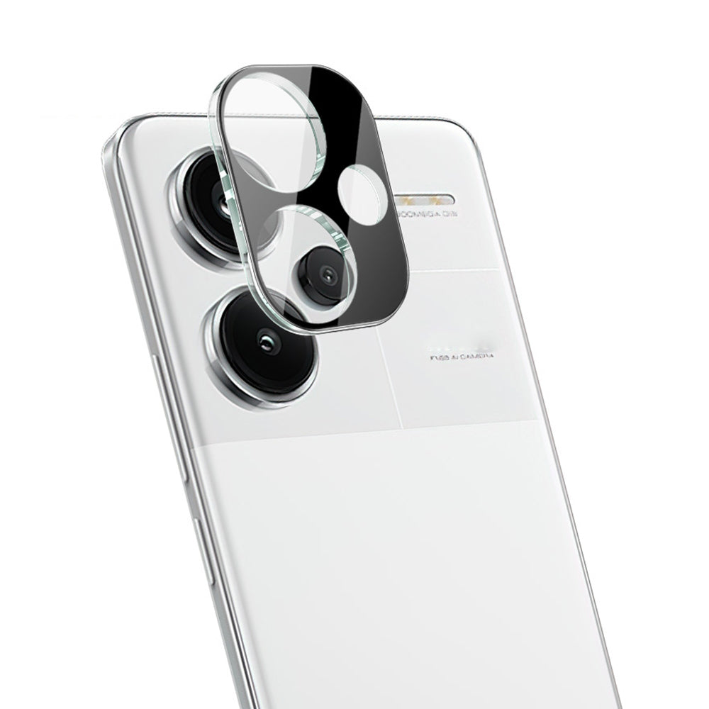 Techsuit Rear Camera Protective Film for Xiaomi Redmi Note 13 Pro+, Tempered Glass, Black