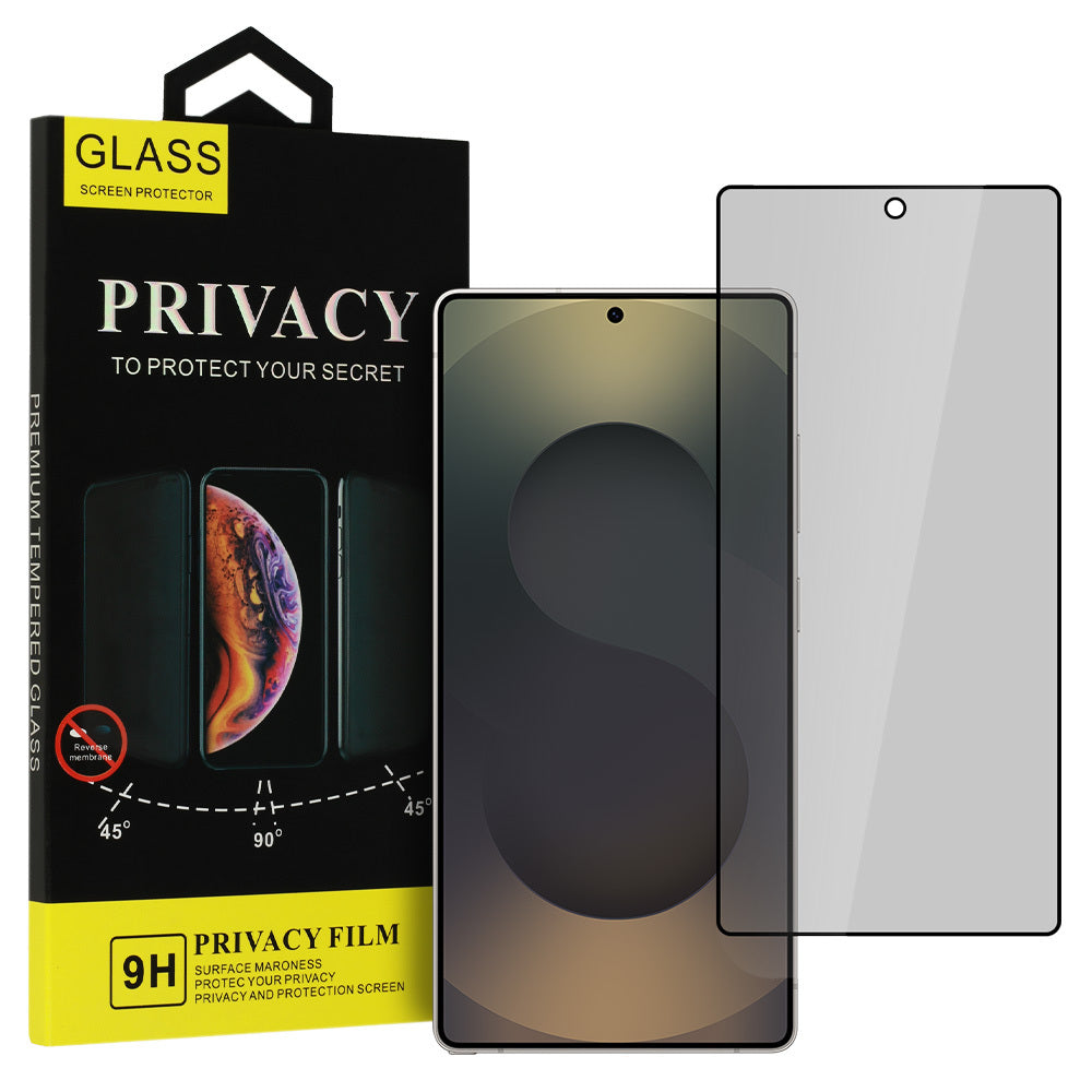 Privacy Screen Protector OEM Shield Screen for Samsung Galaxy S25 Ultra S938, Tempered Glass, Full Glue