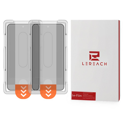 Privacy Screen Protector Lereach for Xiaomi 17T Pro, Tempered Glass, Full Glue, Set of 2 pieces