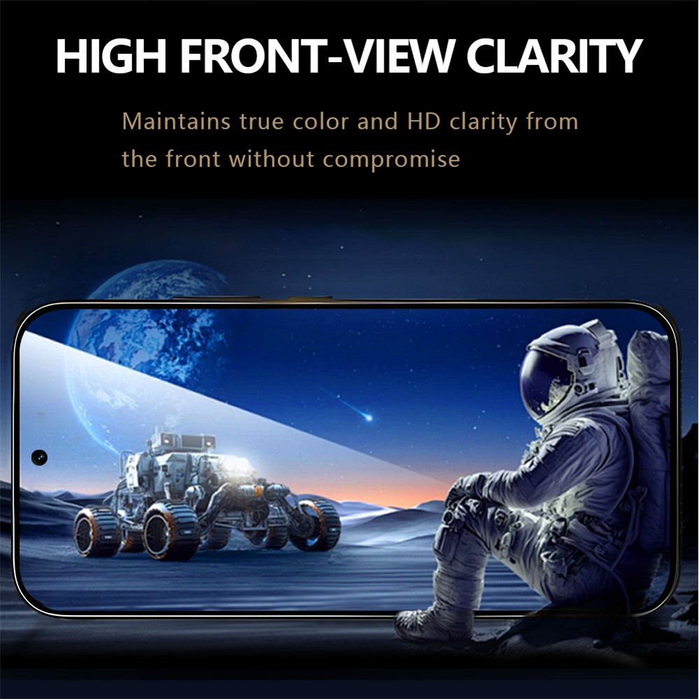 Privacy Screen Protector Lereach for Xiaomi 17T Pro, Tempered Glass, Full Glue, Set of 2 pieces