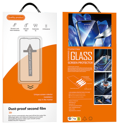 OEM Dust Free Easy Fit Screen Protector for Apple iPhone 18 Pro Max / 17 Pro Max, Tempered Glass, Full Glue, Black